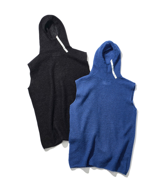 Mohair Hoody Vest