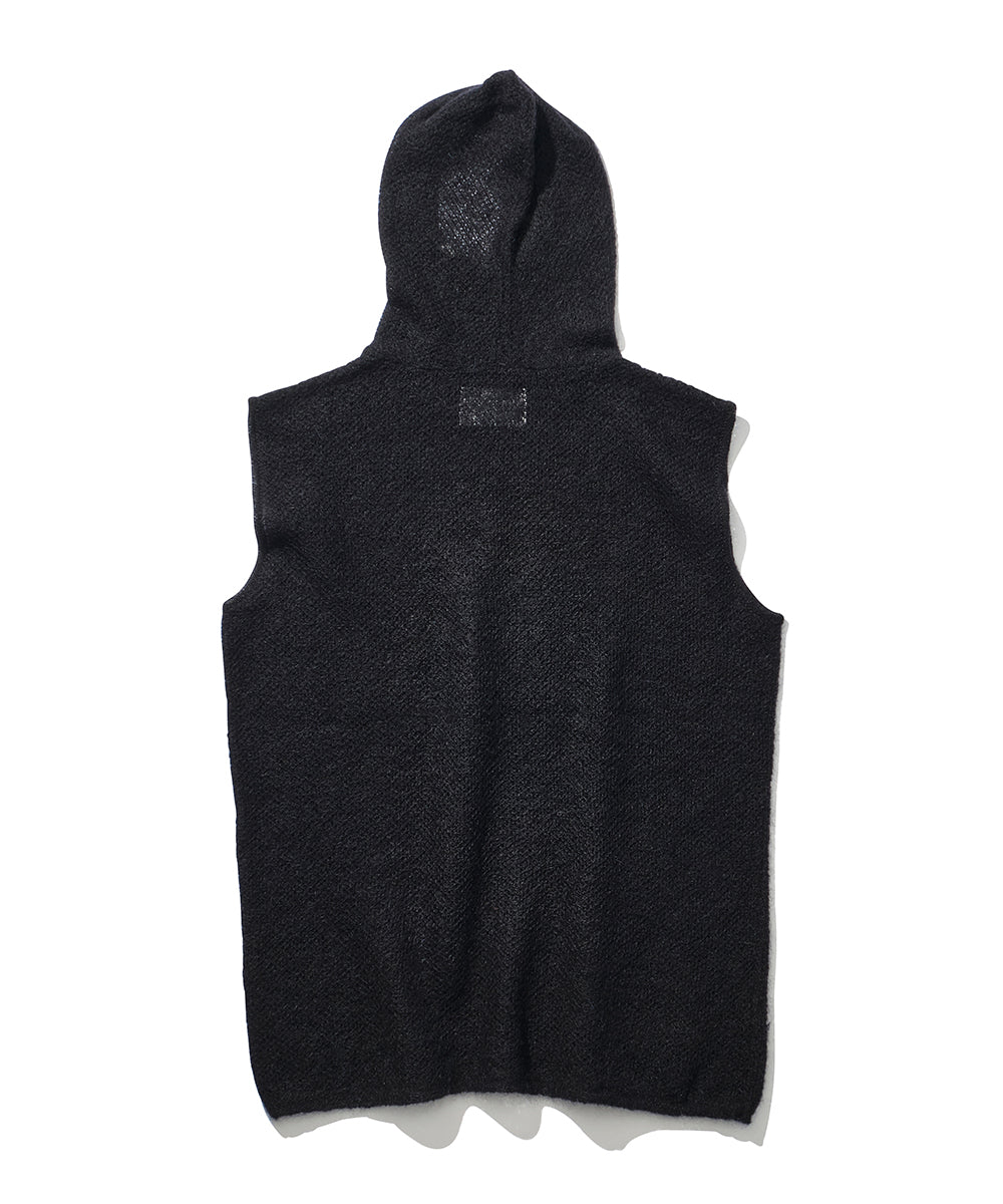 Mohair Hoody Vest
