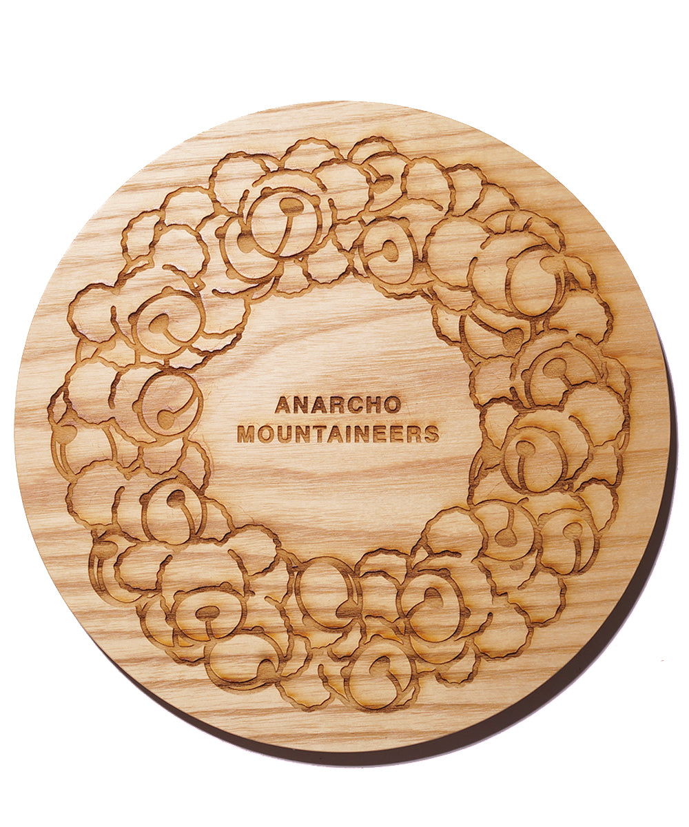Wood Lid (for Plate)  w/Bear