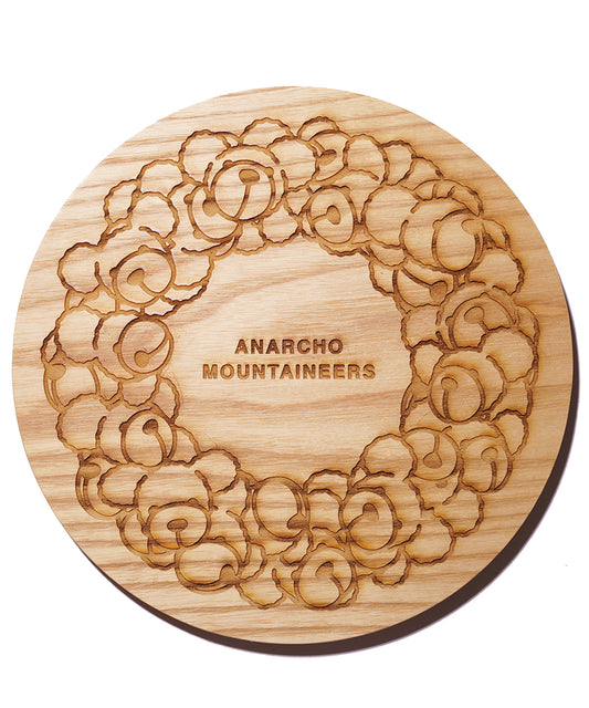 Wood Lid (for Plate)  w/Bear