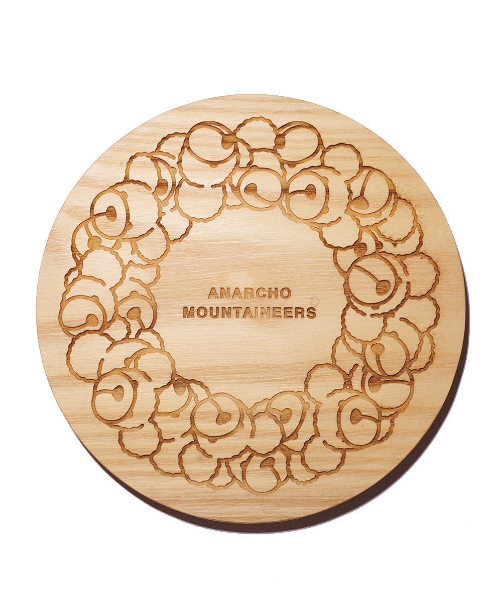 Wood Lid (for Bowl) w/Bear