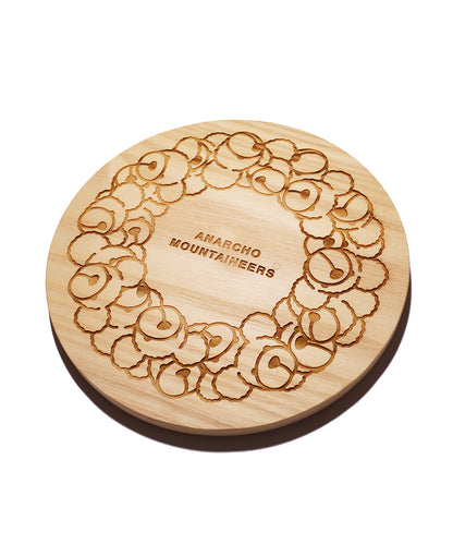 Wood Lid (for Bowl) w/Bear