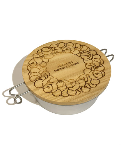 Wood Lid (for Bowl) w/Bear