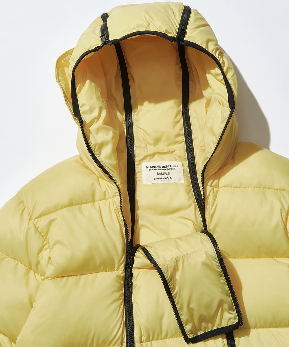 4 Zips Down Parka