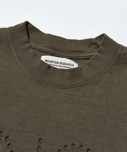 Punctured Letters Tee "No Fun"