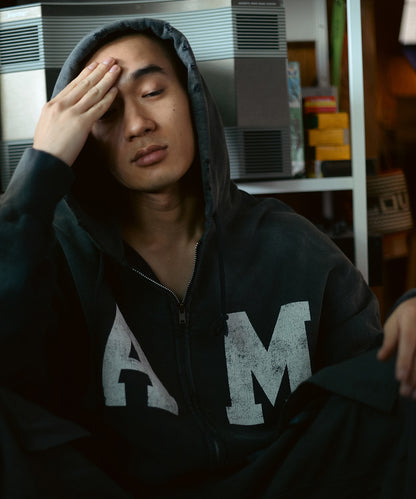 Bow Wow Zip Hoodie Aging "A.M."